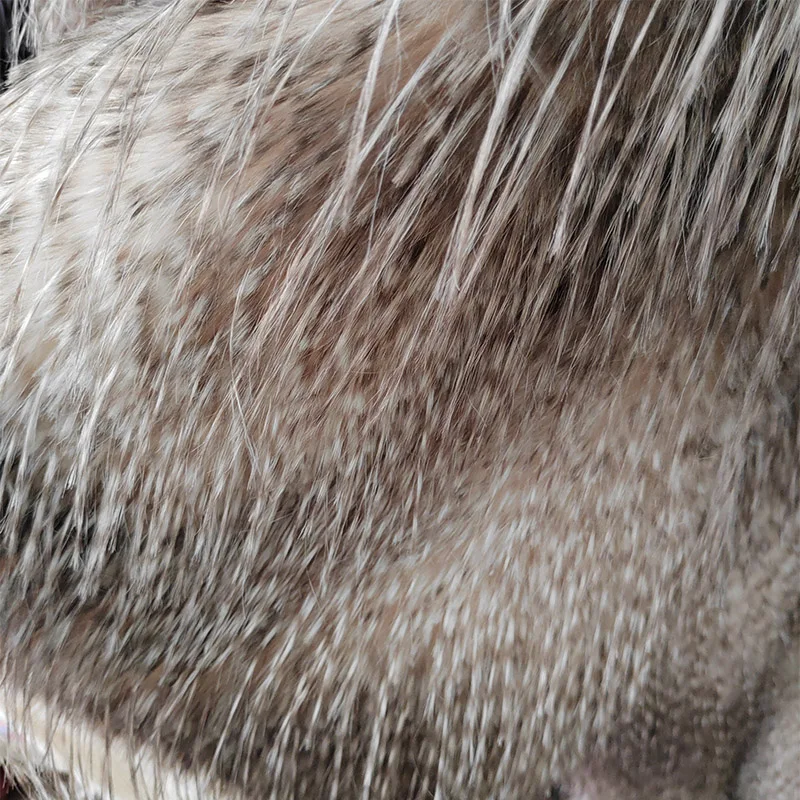 Модная коричнево-белая ткань из искусственного меха имитирующий мех павлиньих