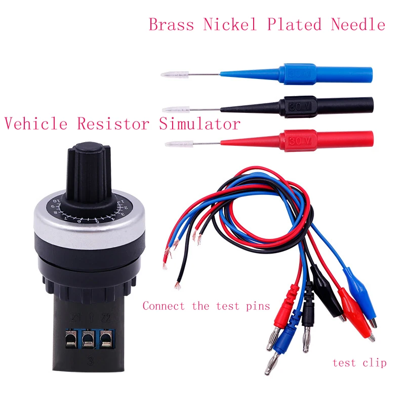 Vehicle Adjustable Automotive Sensor Signal Analog Generator Analog Resistive Sensor Circuit Repair Tool