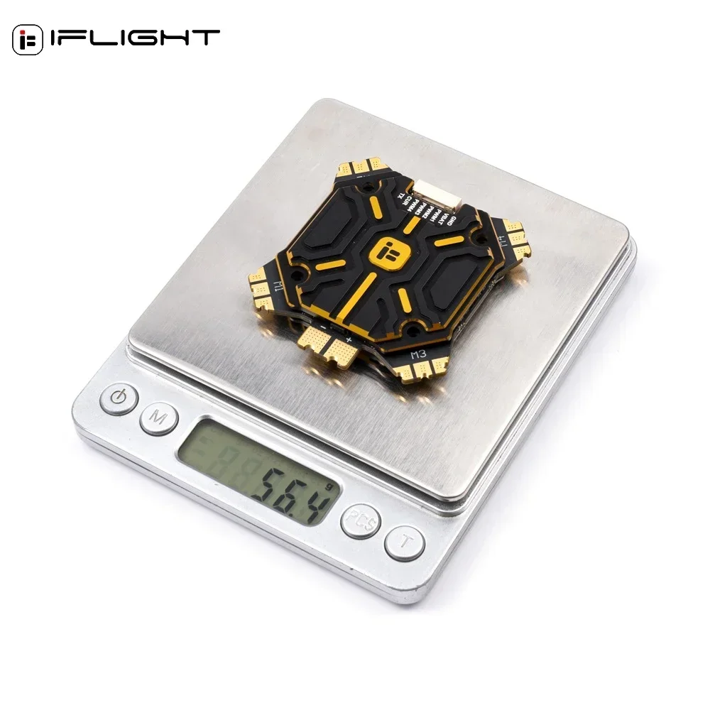 Контроллер полета IFLIGHT BLITZ F7 Pro 4-8S 512 МБ VTX/BLITZ E80 4-IN-1 G2 80A 2-8S DShot ESC для RC Racing Crossover Drone