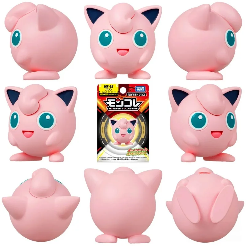 100% натуральная TOMY 2025, новые фигурки продуктов, супер милые Dedenne Jigglypuff Slowpoke Ditto, модель, подарки на складе (art.: 3920d100a2ee6) - 3920d100a2ee6