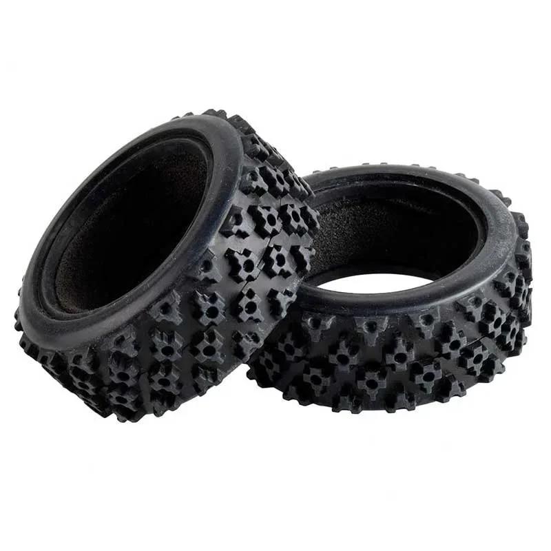 4 шт. черные резиновые шины 70 мм для RC внедорожника 1/10