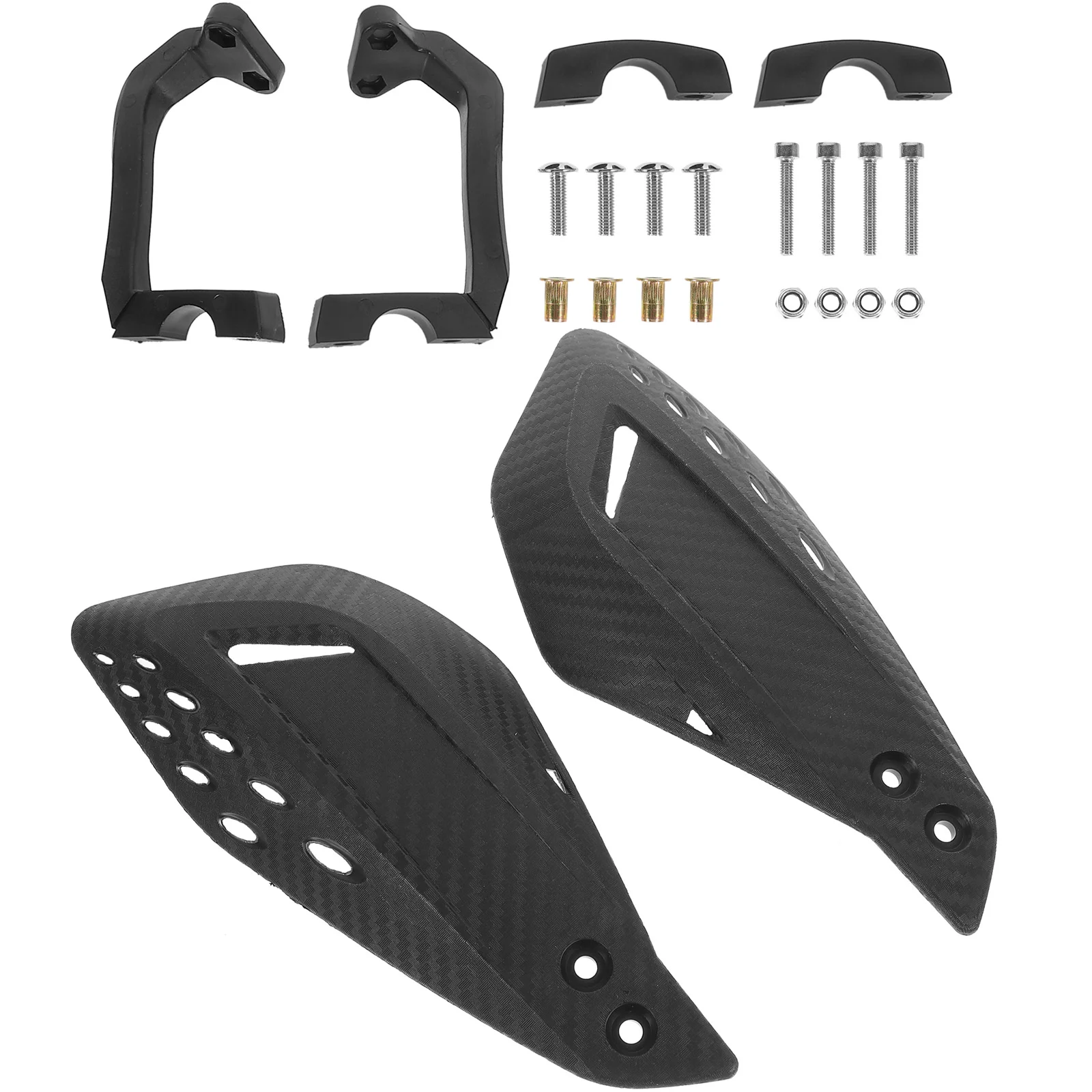 

2 Pcs Bike Handles Grips Motorcycle Motorbike Wind Guard Windproof Handlebar Protection Gear Pp Plastic Accessory