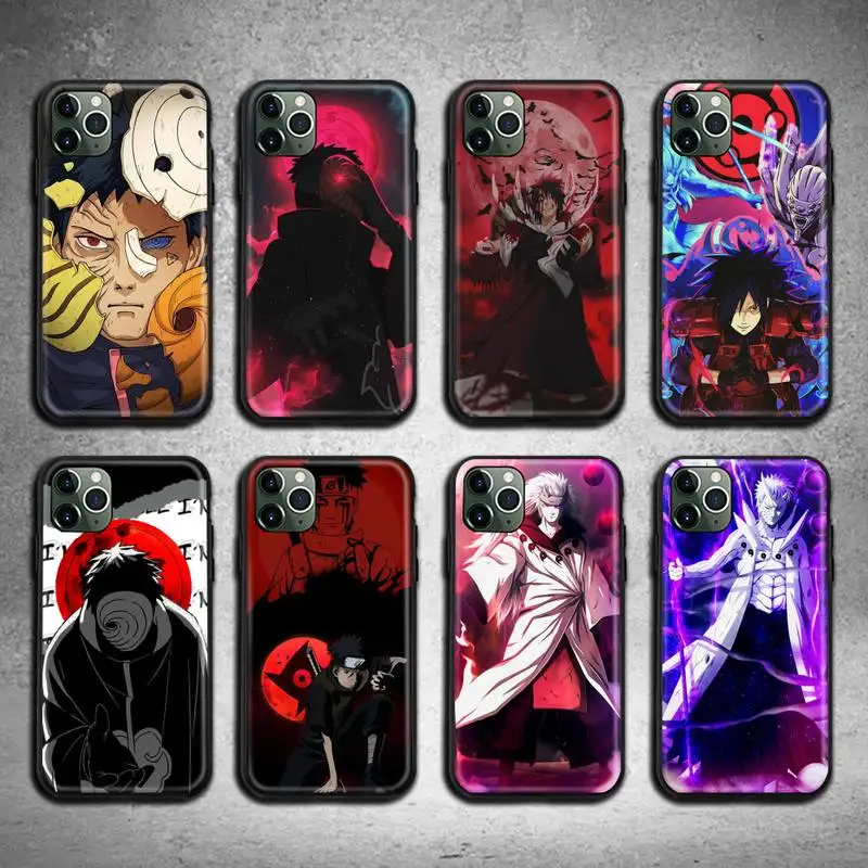 Чехол для телефона Naruto Uchiha Obito Madara Shisui iphone 13 12 11 Pro Max Mini XS 8 7 6 6S Plus X 5S SE 2020 XR |