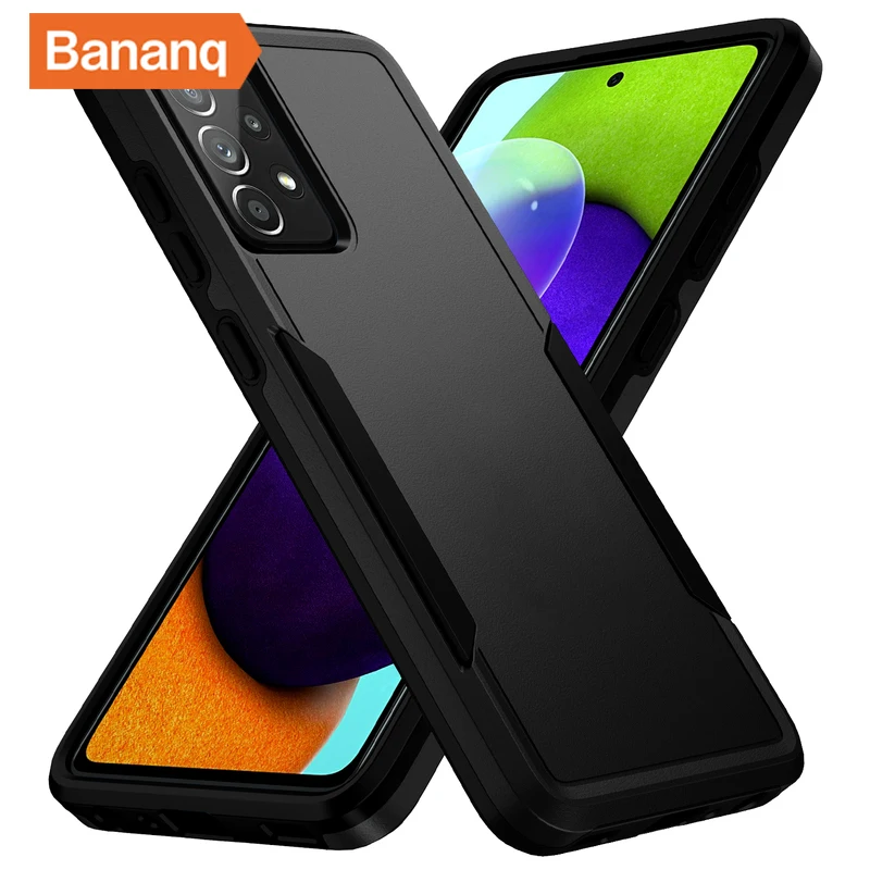 

Bananq Shockproof Case For Samsung S23 S22 S21 FE Ultra Plus M12 M32 Cover For Galaxy A14 4G A13 A32 A33 5G A12 A52 A04S F12
