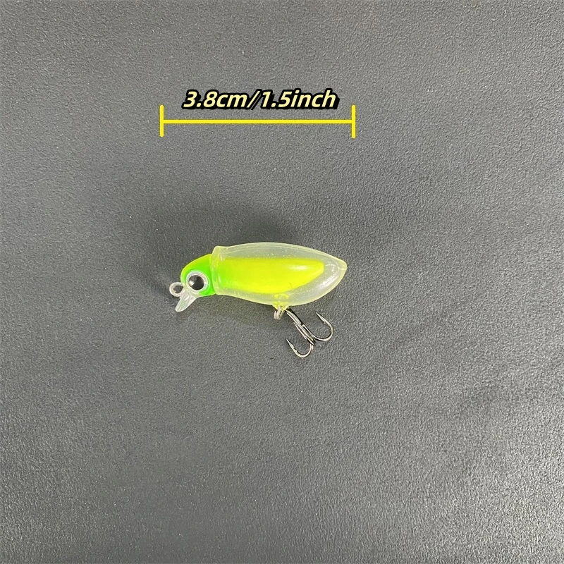Фото LURETV Japan JACKALL MUTE BALL MINNOW 38F Micro Soft Mino Stream Small Bait Luya Bait №4
