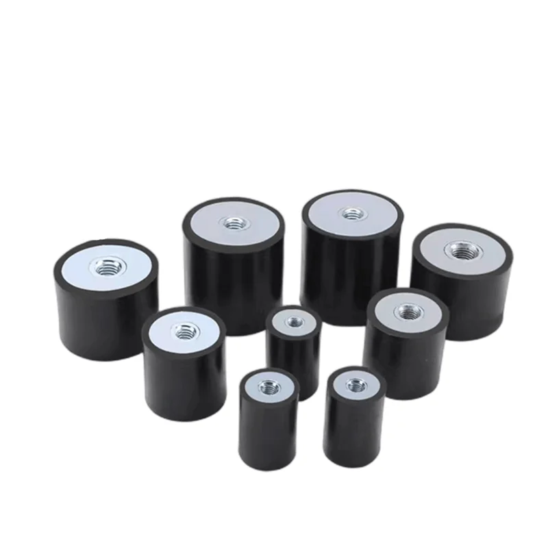 Резиновые крепления типа M8 DD 2 шт., виброизолятор с резьбой «Мама», заменяет антивибрационный коврик, плоский бесшумный блок, базовый блок