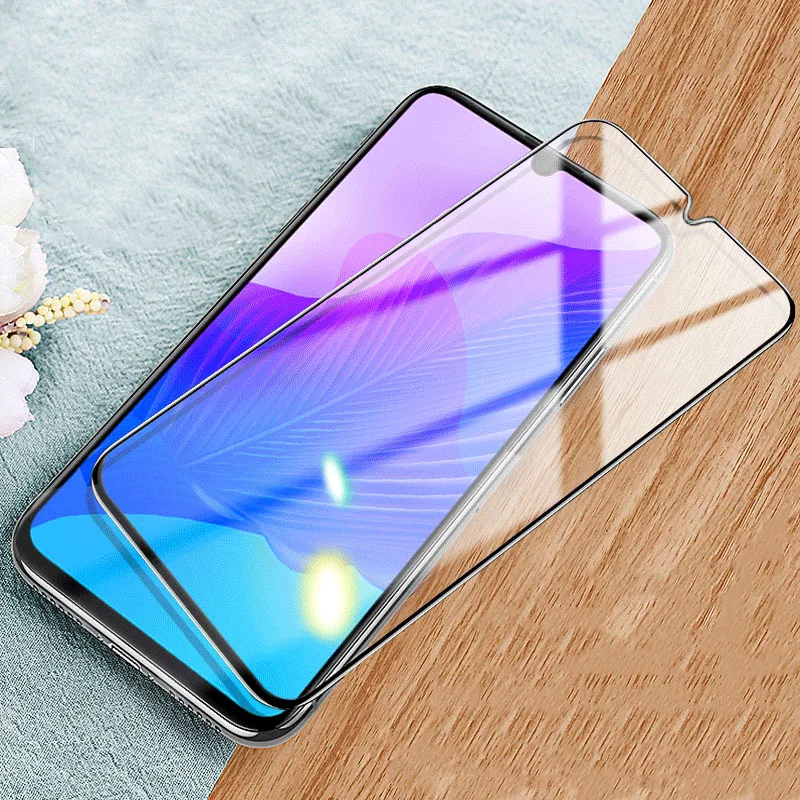 

2.5D Tempered Glass For Huawei P Smat 2021 2020 P Smart Z S P Smart Pro Plus 2019 Screen Protector Full Coverage Black Border