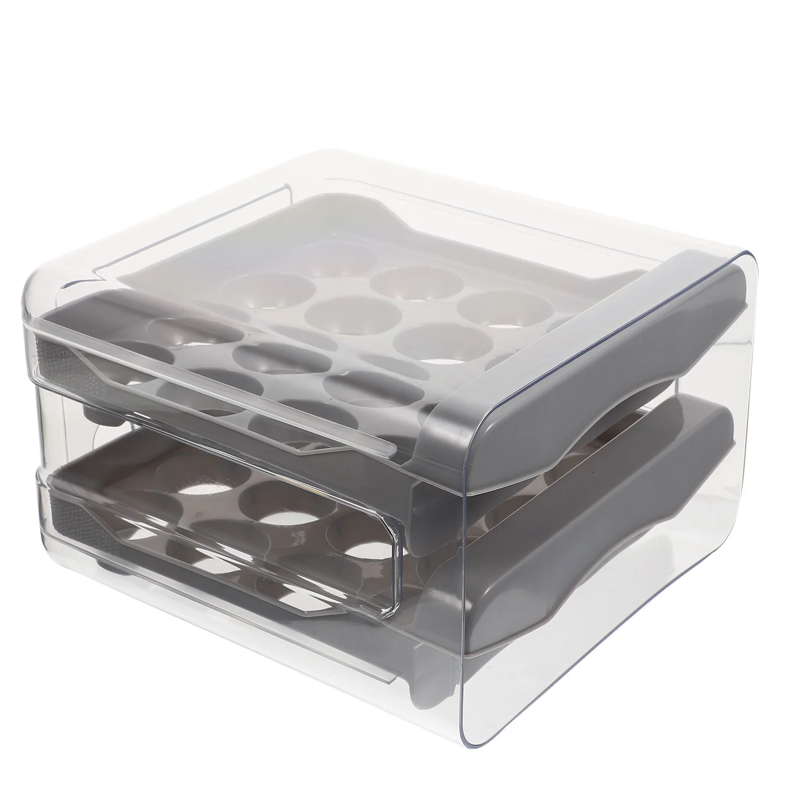 

Multi-function Egg Organizer Fridge Supplies Egg Tray Refrigerator Egg Box Convenient Egg Drawer Egg Organizer