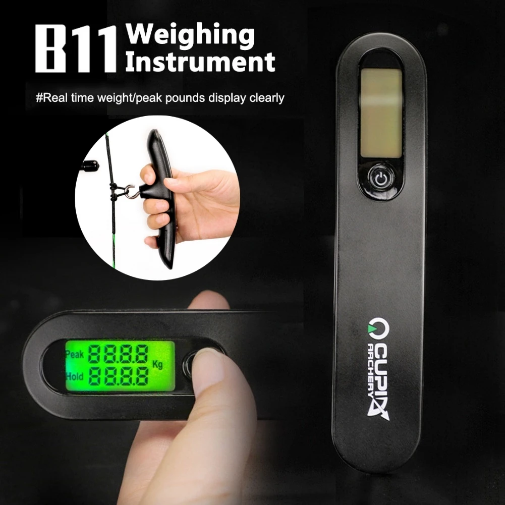 

110lbs Electric Digital Bow Scale LED Display Electronic Weighing Device Measuring Test Tool Archery Accressories
