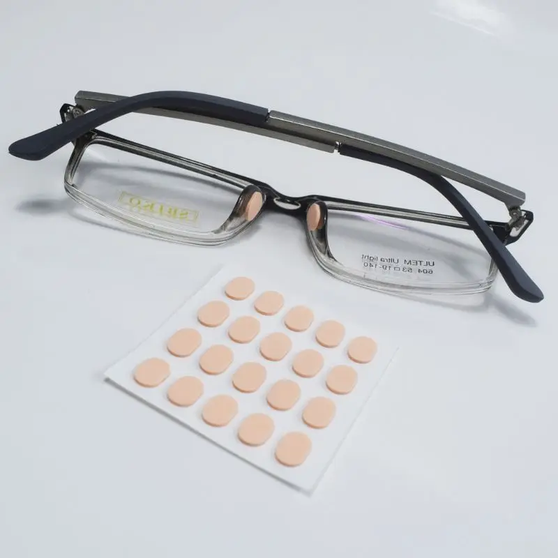 

40Pcs Anti-Slip Foam Nose Pads Self Adhesive Eyeglass EVA Soft Sweat Pads Glasses No Makeup Eyeglasses Thin Nosepads