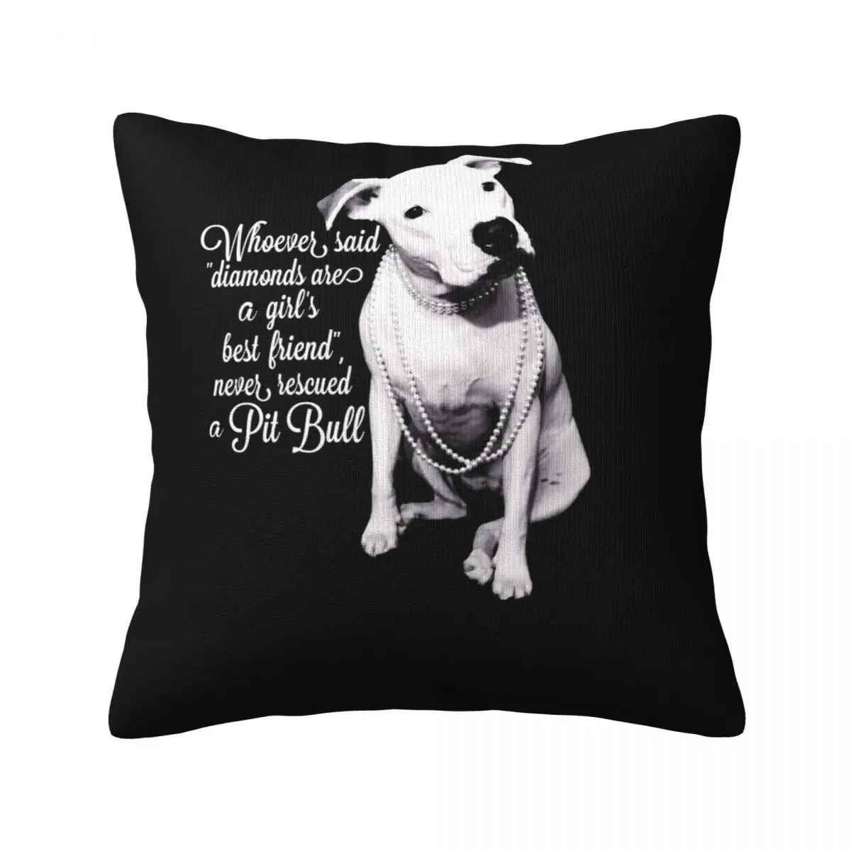 

Pitbull Throw Pillow Cover Decorative Pillow Covers Home Pillows Shells Cushion Cover Zippered Pillowcase