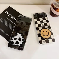 sx 75 cy personality cartoon cute phone case for samsung galaxy z flip 3 5g hard pc back cover for zflip3 case protective shell