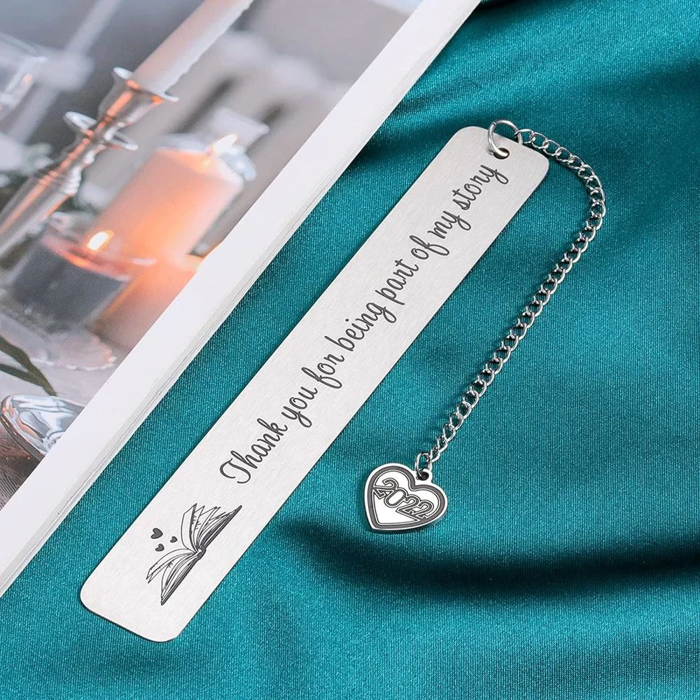 

Stainless Steel Bookmark For Women Book Lover Bulk Teacher Appreciation Gifts Coworker Leaving Birthday Thank You 2022 Hot Sale