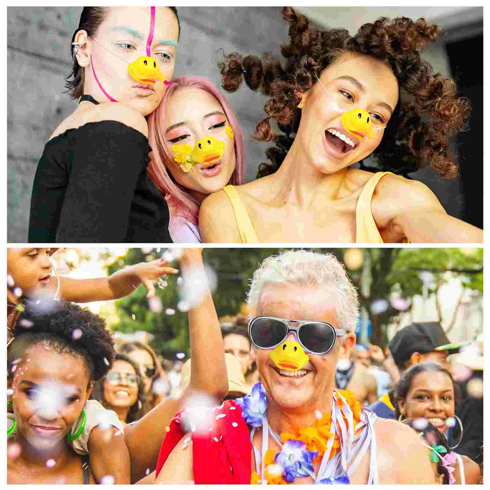 4 шт. украшения для вечеринки в виде носа и утки сменный костюм Хэллоуина реквизит