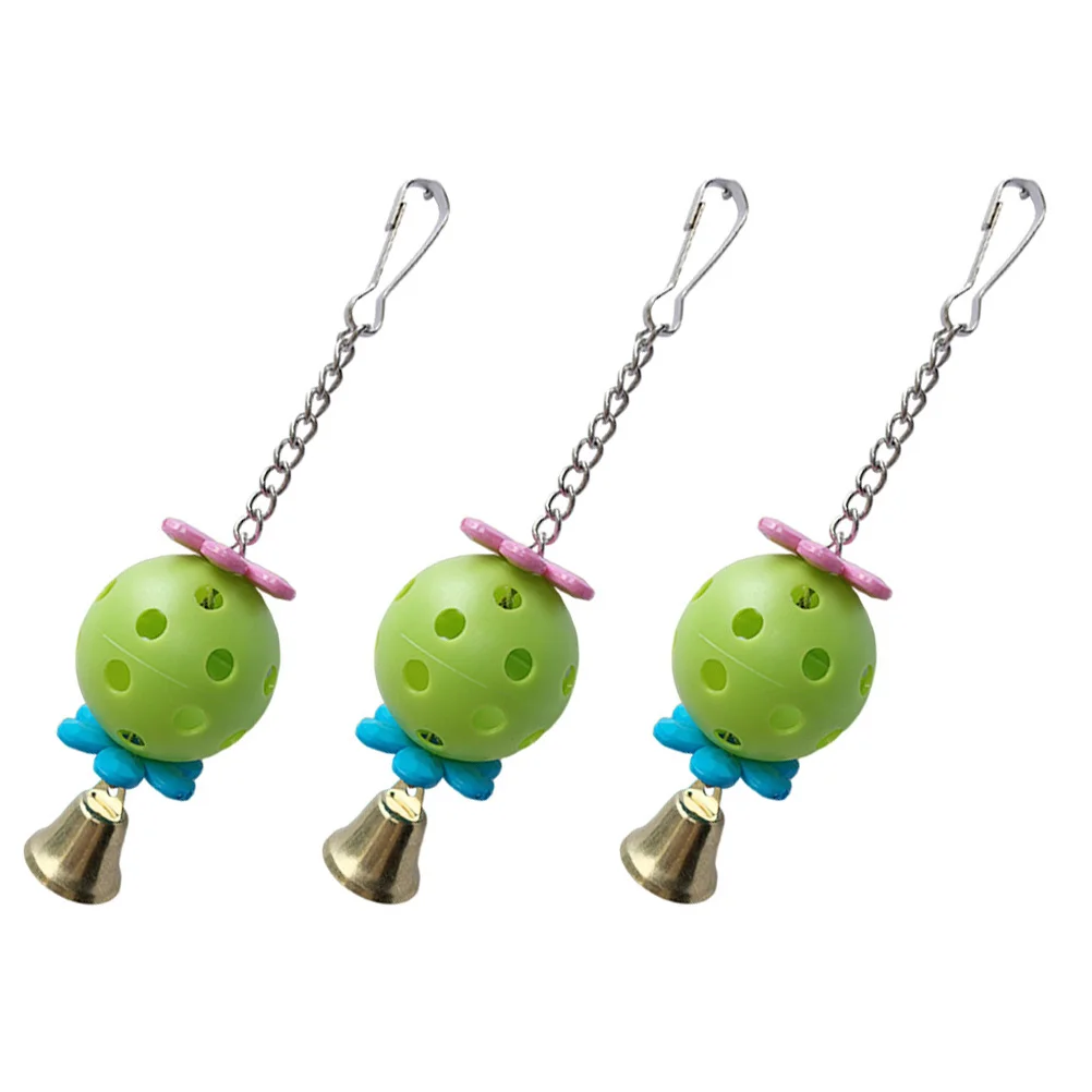 

Toy Parrot Birds Bird Toys Hanging Cage Bell Chewing Bells Bite Pecking Foraging Parakeet Tearing Playing Chew Hammock Shredder