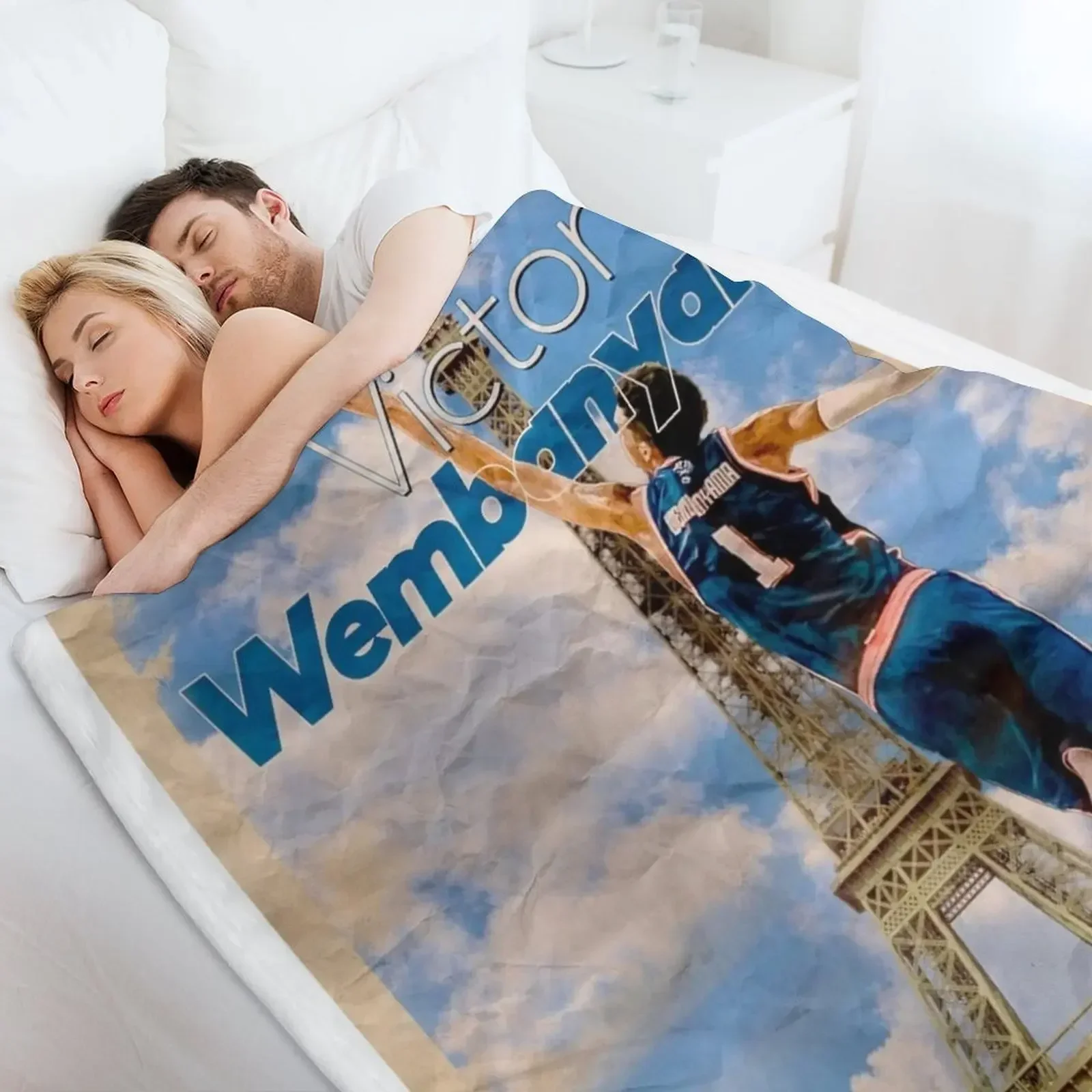 Плед Victor Wembanyama дорожные одеяла на заказ