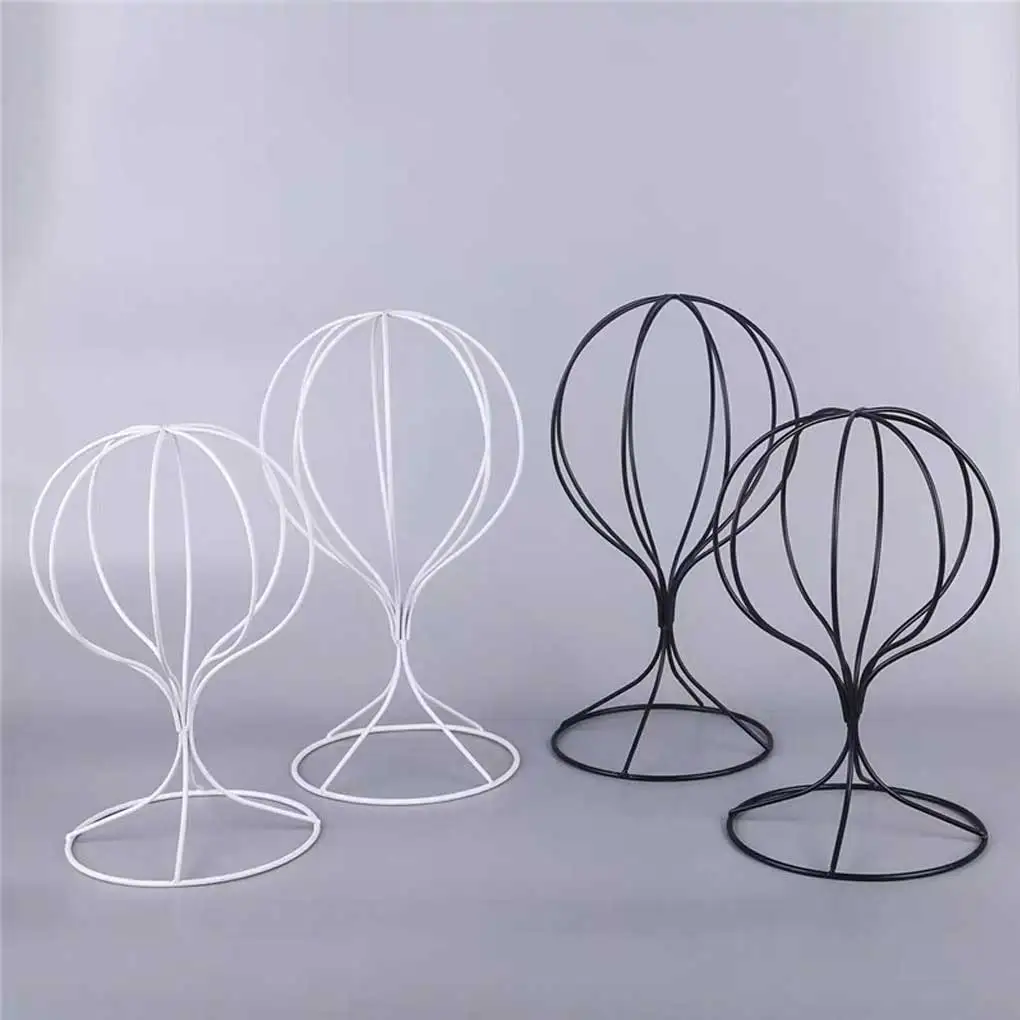 

Hat Display Stand Wig Storage Rack Standing Cap Holder Solid Color Closet Wardrobe Cloakroom Shop Shelf Black Low