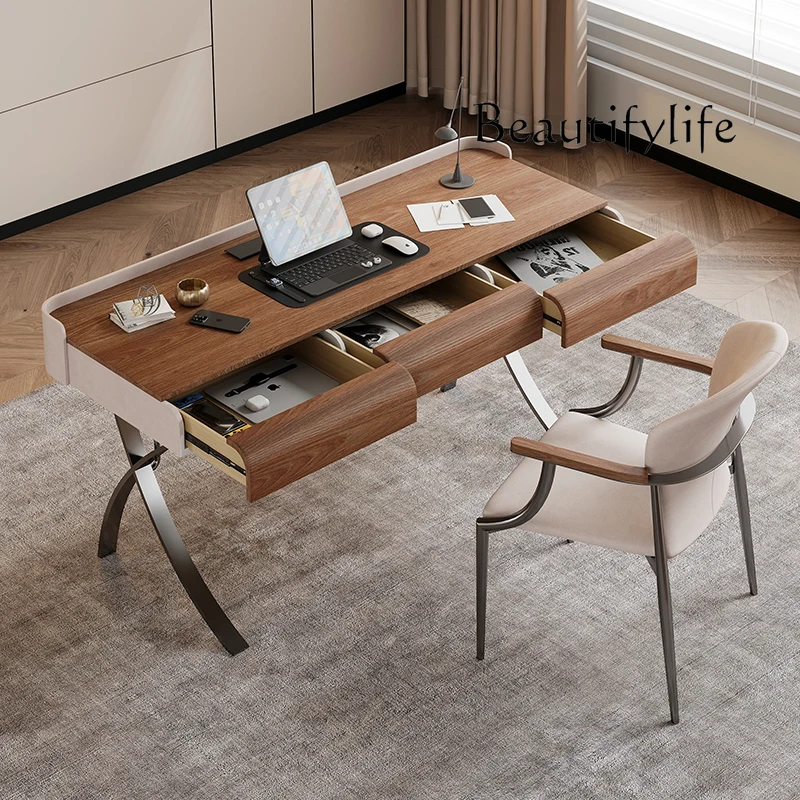 Итальянский минималистичный письменный стол для кабинета гостиной современный