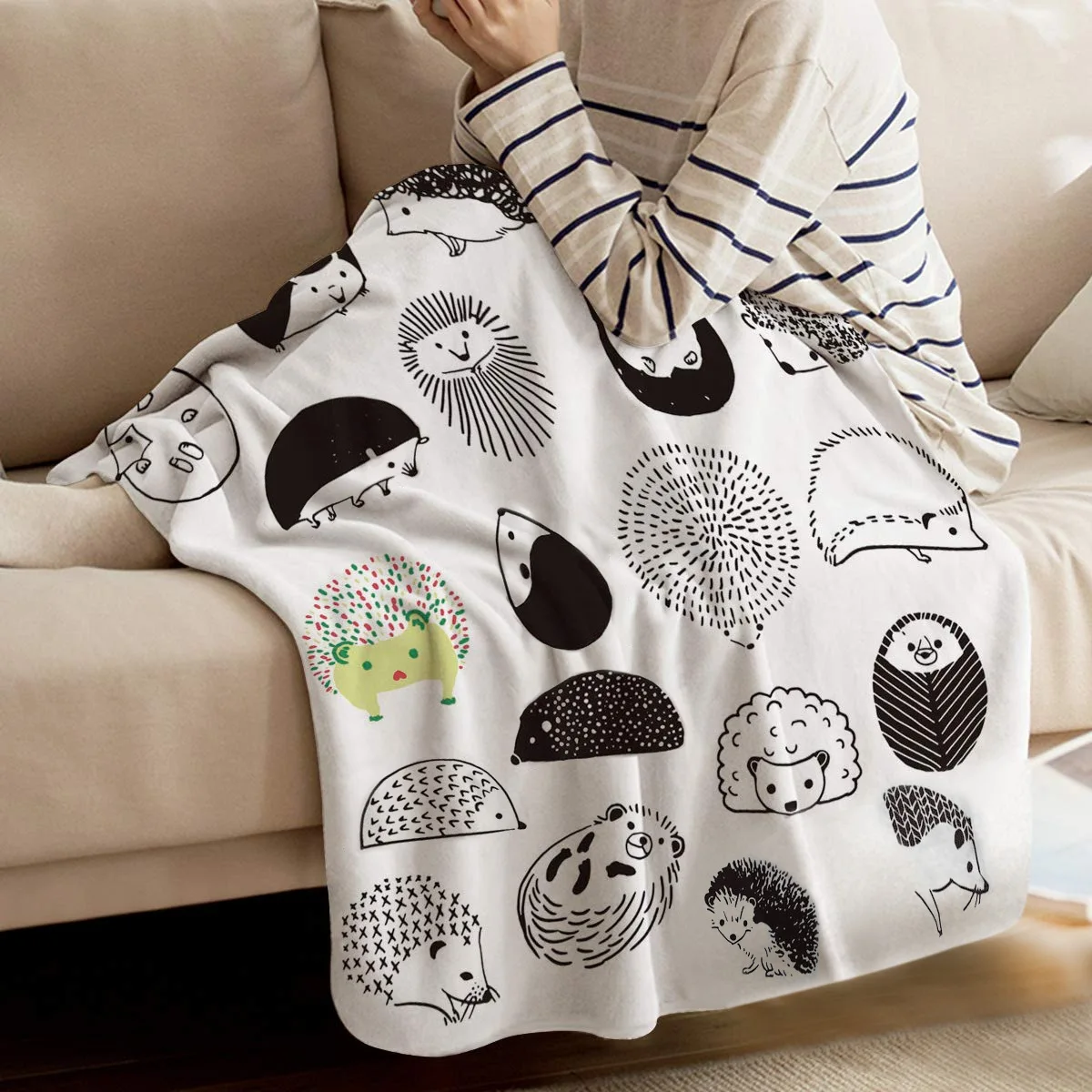 Winter Thickening Rugs Cartoon Printed Flannel Blanket Infant Children Nap Printing Blankets Quick Dry Towel Plage Accessoir