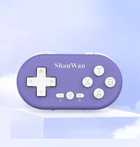 Shanwan Micro Беспроводной Bluetooth-контроллер Карманный мини-геймпад для ПК Android/iOS и Windows Ручной консольный джойстик