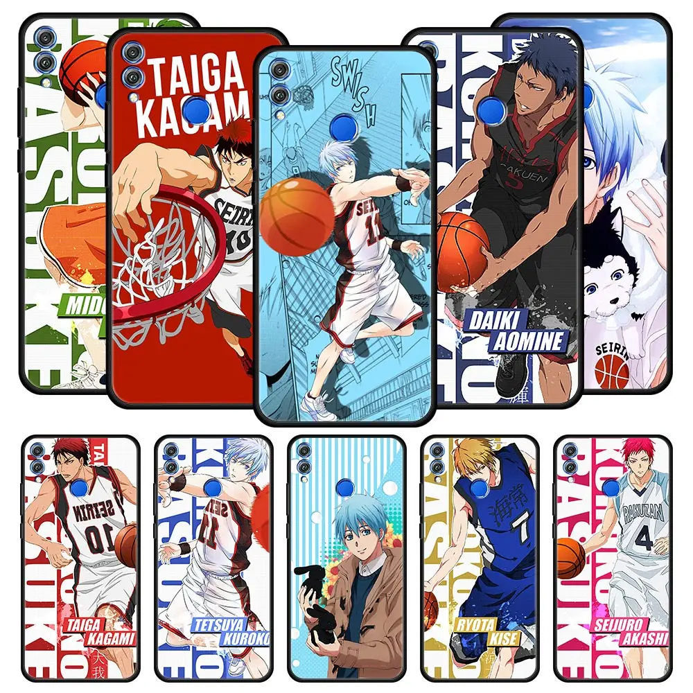 

Роскошный чехол Kuroko no Basuke с аниме для телефона Honor 50 20 8A 9X Pro 20i 10i 10 9 Lite 8X 8A 7A 7X, мягкий силиконовый чехол, черный чехол