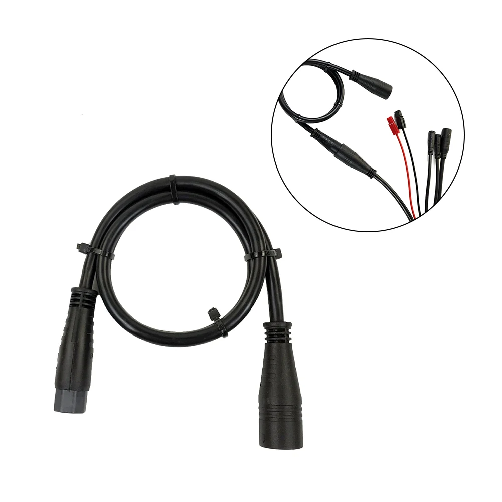 

E-Bike 3 Pin 60cm Extend Cord Line Waterproof Plug Wire For 1000W Motor Extension Cable Durable Practical Modification Accs