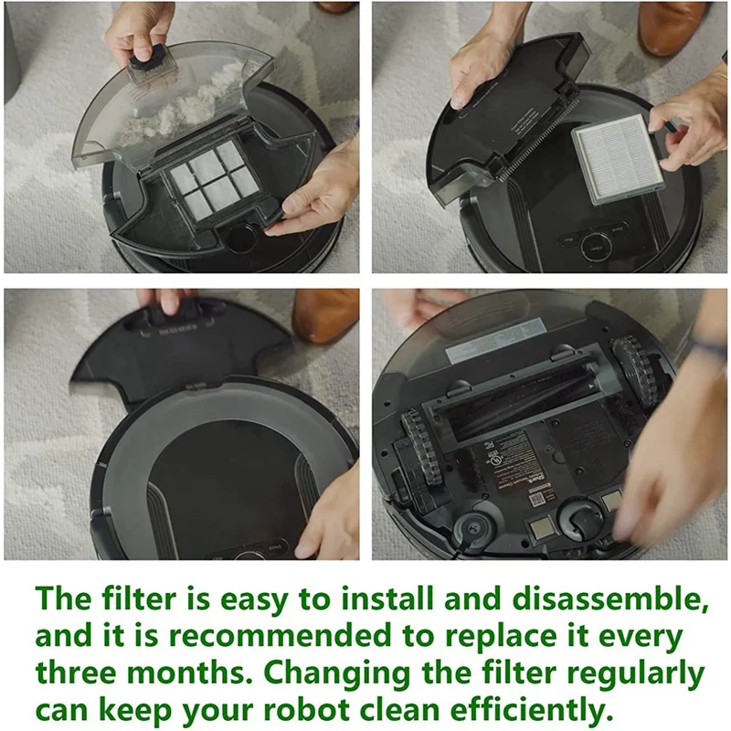 

Replacement Accessories Parts HEPA Filters Compatible For Shark S87 R85 RV850 Robot Vacuum Cleaner Accessories