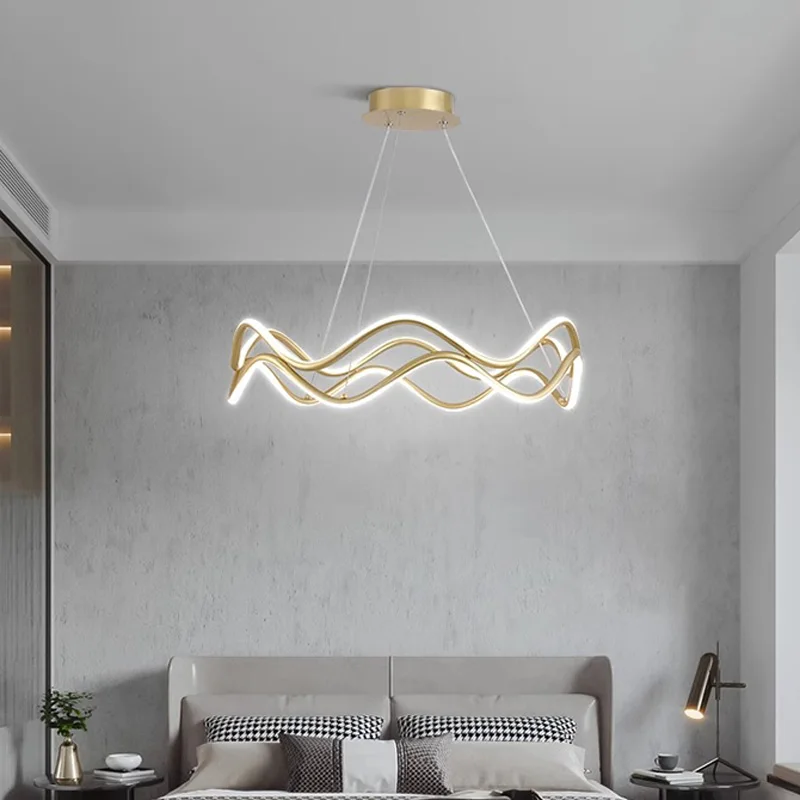 AiPaiTe светодиодный Скандинавская круглая итальянская подвеска золотистая/черная