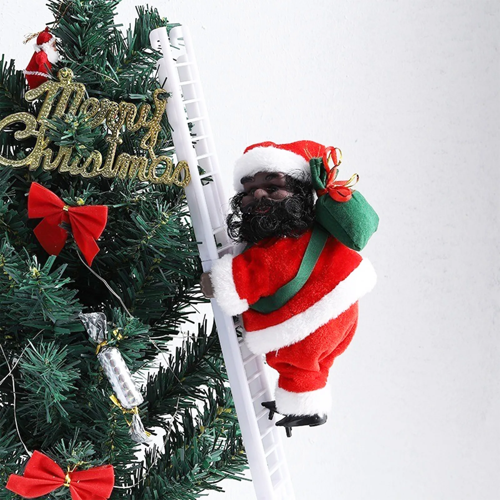 

Рождественские аксессуары для электрического скалолазания, яркий Санта-Клаус, подвесные аксессуары для рождественской вечеринки, сувенир...