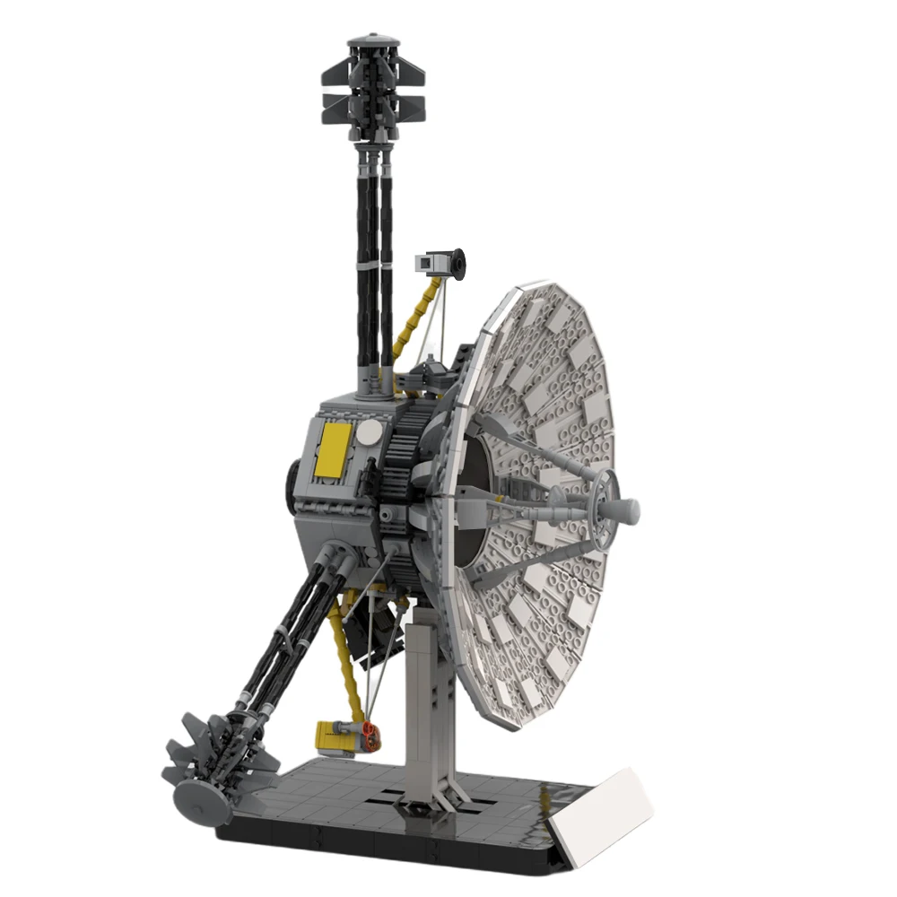 

MOC Pioneer 10 - 11 Universe Satellite Building Block Kit Space Probe Planet Jupiter Mars Explore Assemble Brick Model Kid Toy