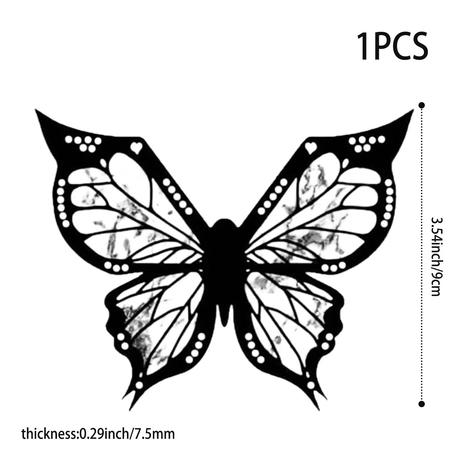 Креативная подводка для глаз в виде бабочки легкое управление Гибкая штамп