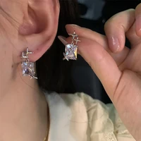 2022 new trend earrings sweet and cool earrings personality temperament earrings korean version niche design earrings jewelry