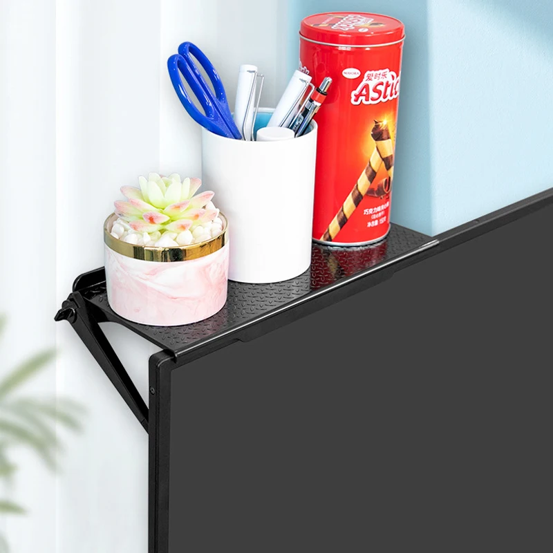 Rack TV Monitor Organizer Screen Top Storage Shelf Holder Practical Home Computer Office Multi-functional |
