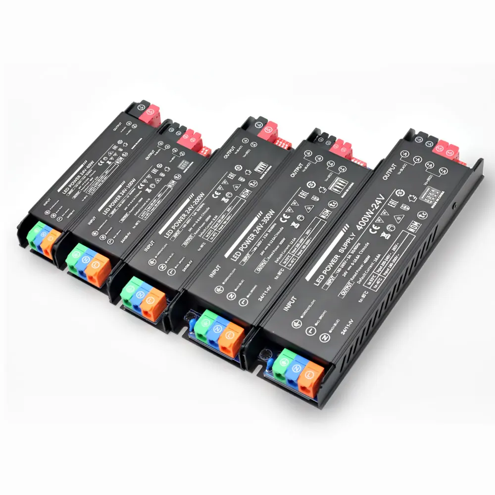 Фото Диммируемый LED-блок питания с 2/4-позиционным DIP-переключателем для регулировки яркости, трансформатор для LED-освещения 60W/100W/200W/300W/400W, драйвер 12V 24V №4