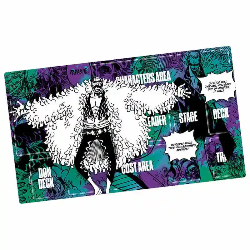 600X350X2Mm One Piece Kaidou Enel Koala Opcg Game Аниме Боевой настольный коврик Rebecca Luffy Настольная