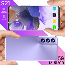 S21 HD Ultra Smartphone 5.3 Inch 5950mAh 5G 21MP 12GB 512GB Unlock Celular Cellphone Android 10 Mobile Phones