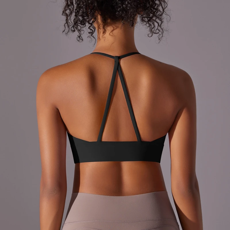Новое женское нижнее белье спортивный бюстгальтер для йоги на открытом воздухе