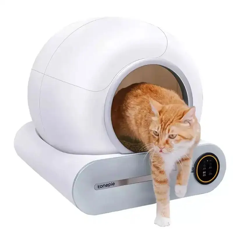 

Tonepie Automatic Toilet for Cats Self-Cleaning Cat Litter Box APP Control Electric Proof Splash Sandbox Cat Pet Supplies Cat WC