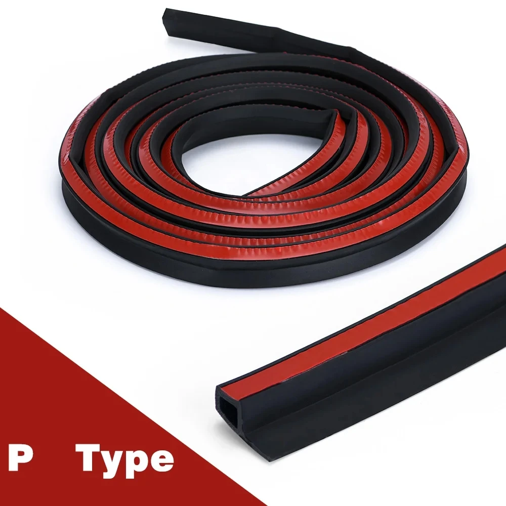 

4 метра, большой D, маленький D, Z, форма P B, тип 3M, уплотнительная лента для дверей автомобиля, EPDM, шумоизоляция, защита от пыли, звукоизоляция, автомобильное резиновое уплотнение