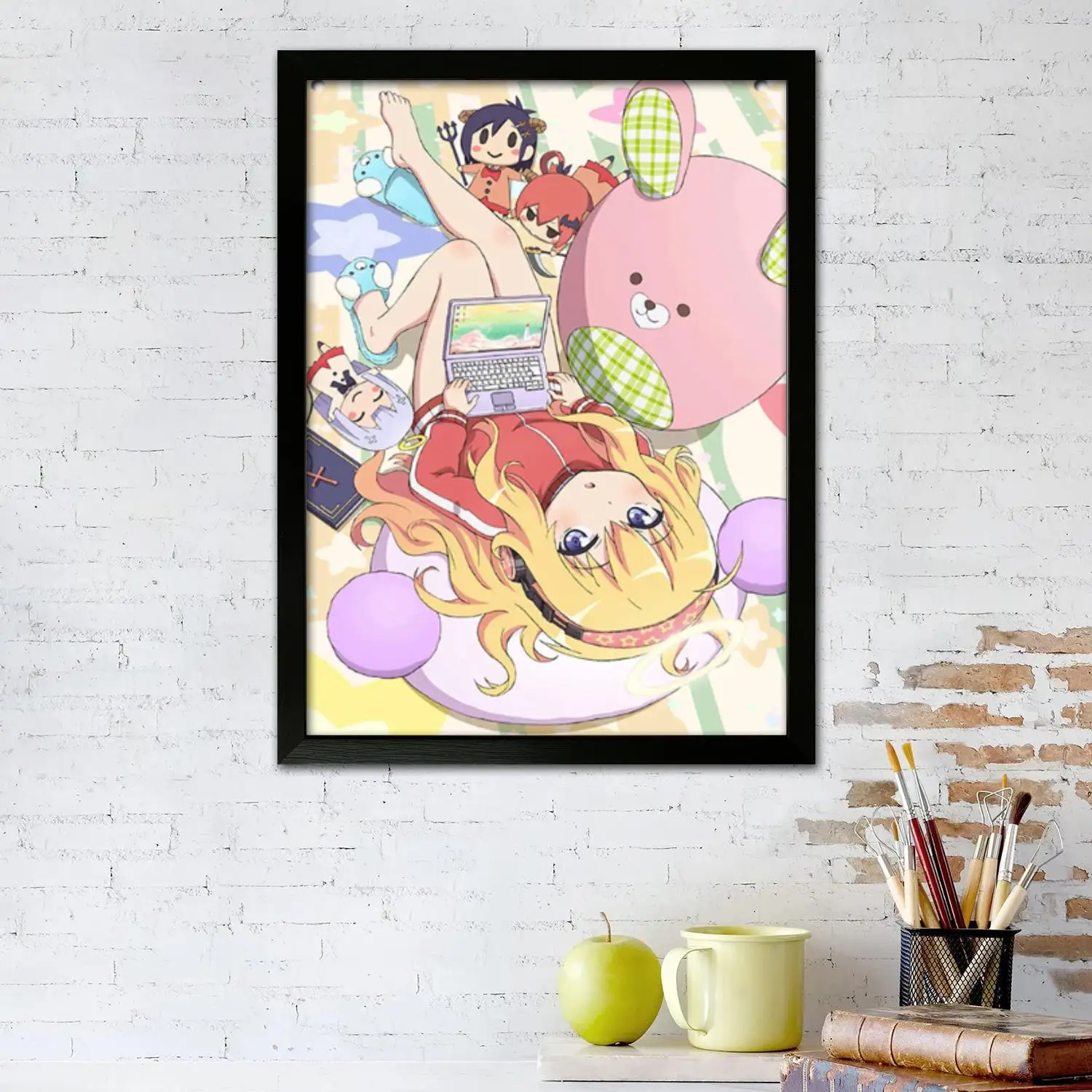 Senjougahara холст художественный постер настенное искусство картина с принтом