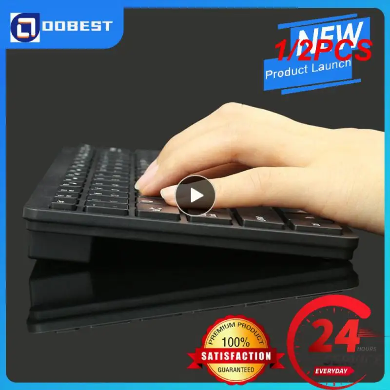 

1/2PCS Sleek Mini Compact Usb Efficient Convenient Keyboard Bestselling Popular Wired Ergonomic Laptop Stylish Ergonomic Keys