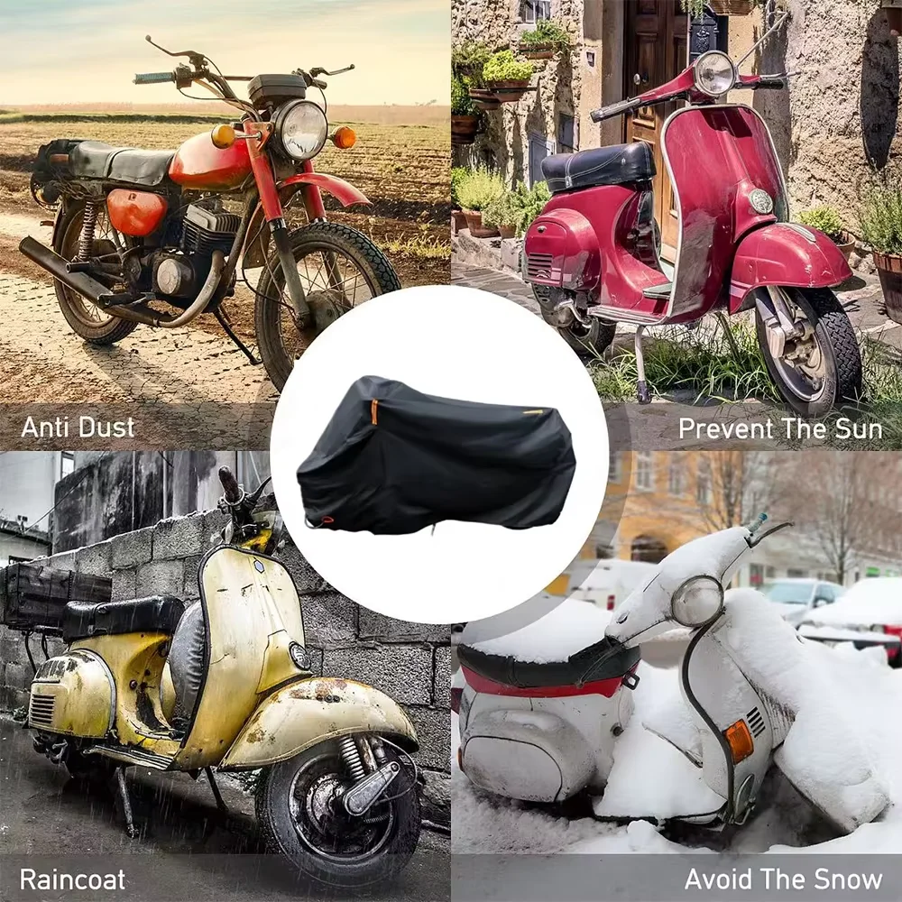 Фото Чехол для мотоцикла Bajaj Pulsar 200 Pulsar 125 135 150 160 180, водонепроницаемый, всесезонный, защита от пыли и ультрафиолета №5