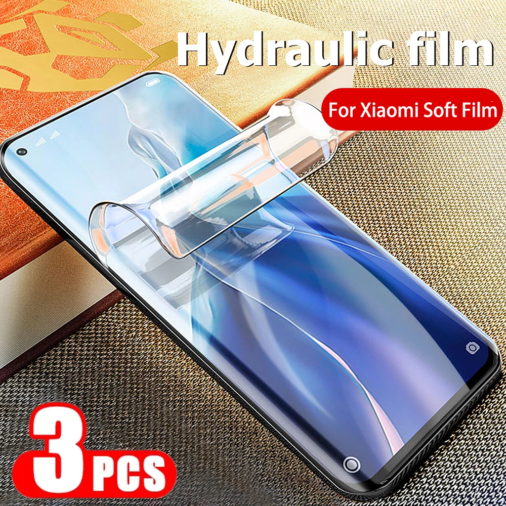 

3Pcs Hydrogel Film Full Cover For Xiaomi Mi 12s Ultra 11T Mi12 Pro 11 Lite 5g NE 11 Ultra Screen Protector For Xiaomi 12S Pro