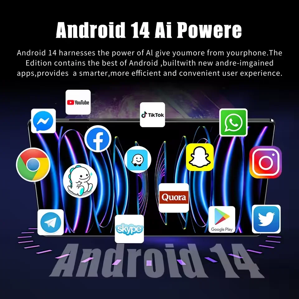 Фото Новая глобальная версия 5G Tablet PC Pad 7S Pro Ultra 4K HD Snapdragon 8 Gen3 20000 мАч 22 ГБ + 2 ТБ Android14 Dual SlM WlFl Mi Tablet №4