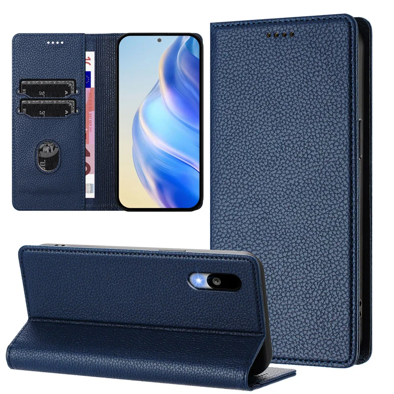 Фото Чехол для Sharp Basio Active3, магнитный кожаный флип-чехол-бумажник для Sharp Basio Active 3, противоударный магнитный кожаный флип-чехол №4