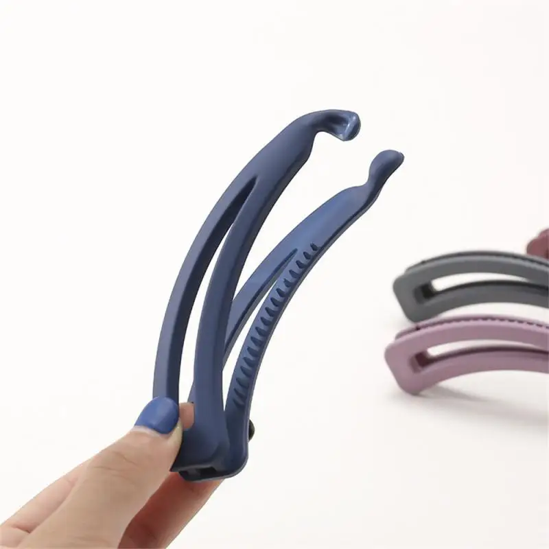 Матовый винтажный зажим-банан для вьющихся длинных прямых коротких волос коготь