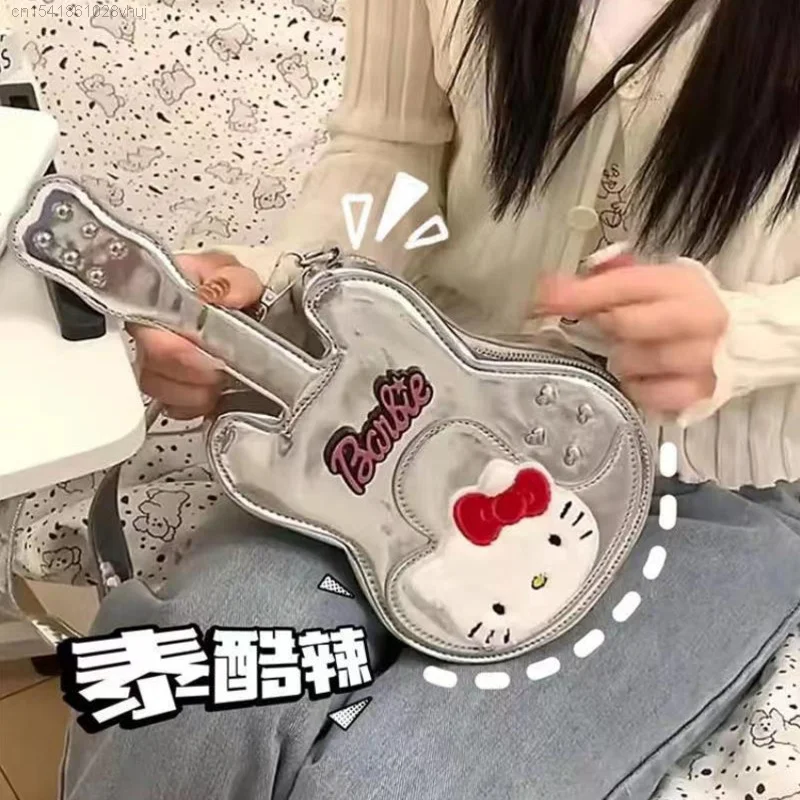 Sanrio Hello Kitty новые сумки через плечо для гитары в стиле хип-хоп Готическая сумка