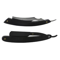 wooden handle vintage razor manual shaving knife hair stylist scraper holder drop shipping