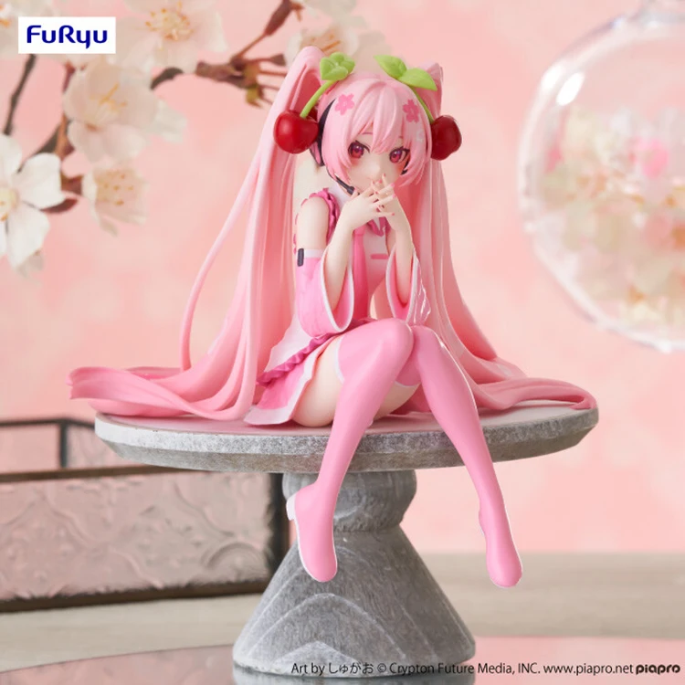 

Фигурка фигурки героев аниме Furyu Hatsune Miku, фигурка Сакура Miku, коллекция фигурок из ПВХ, 2023, 11 см