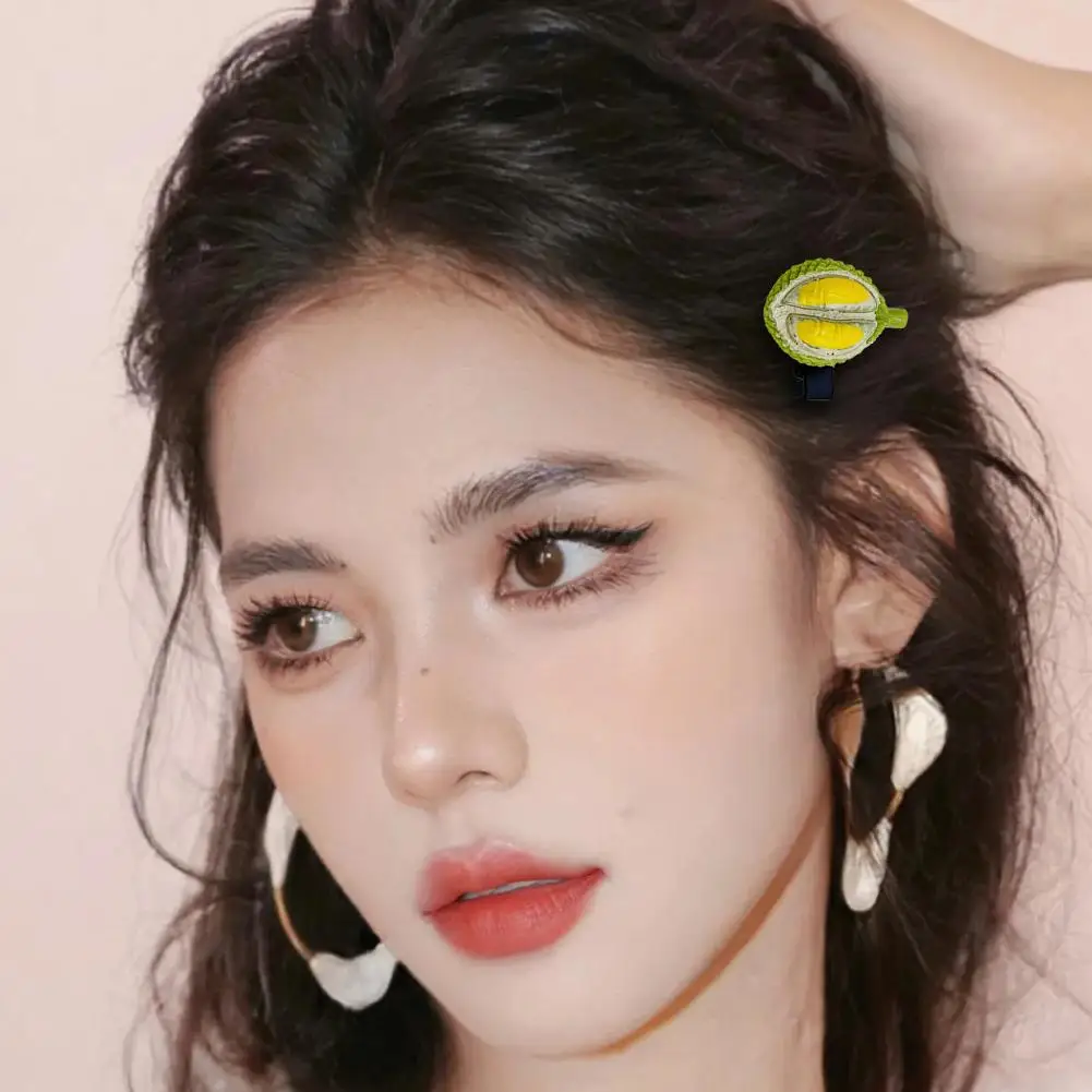 Заколка для волос с тропическими фруктами 3D Двойная заколка реквизит фото